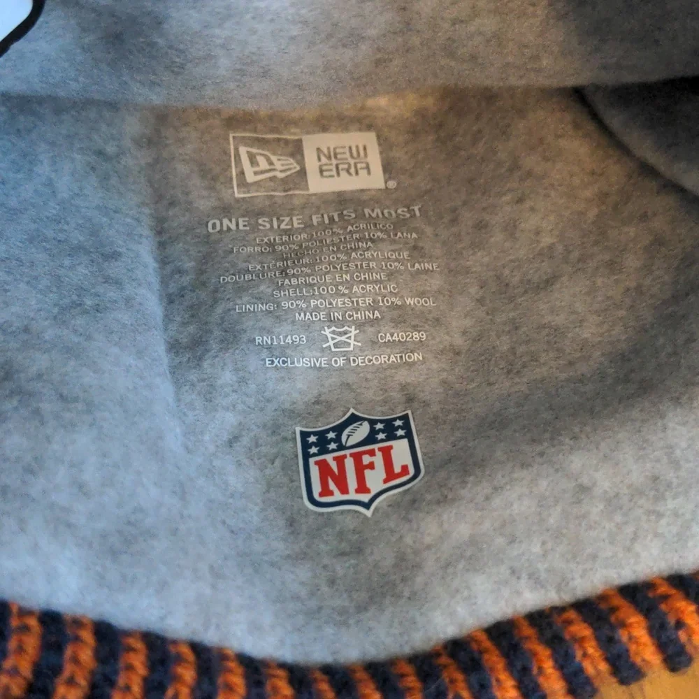 New Era Denver Broncos Knit Beanie, OSFM - Picture 5 of 6